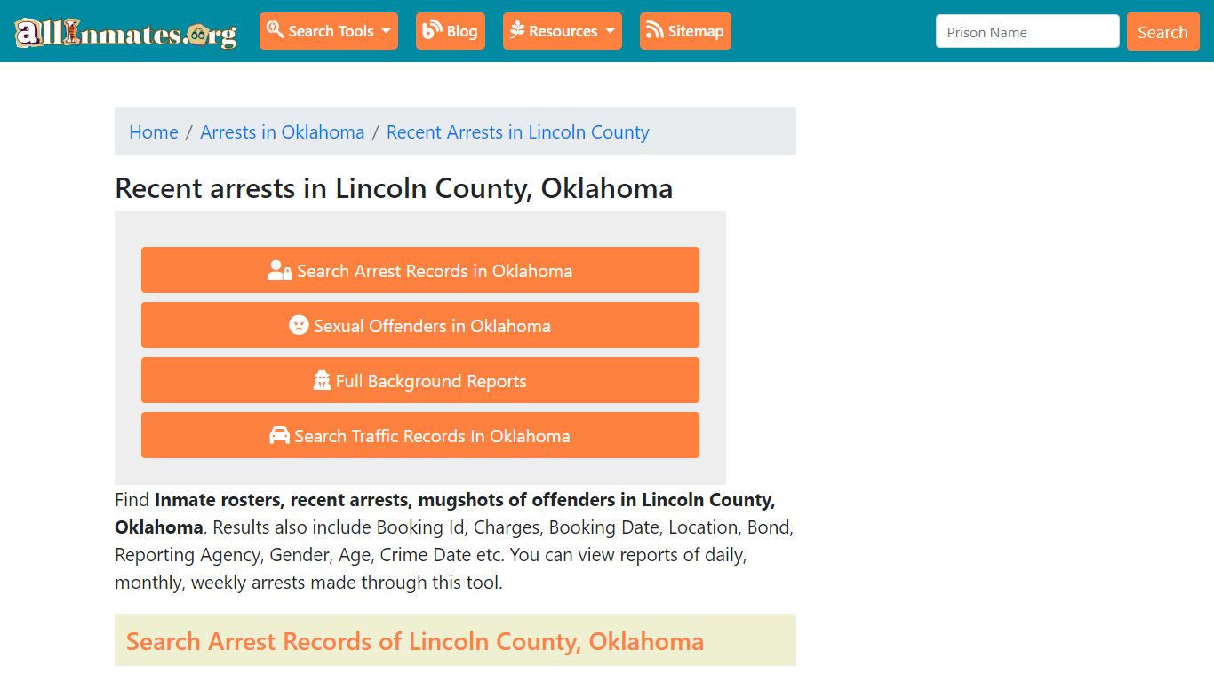 Recent arrests in Lincoln County, Oklahoma | Mugshots, Rosters, Inmates ...